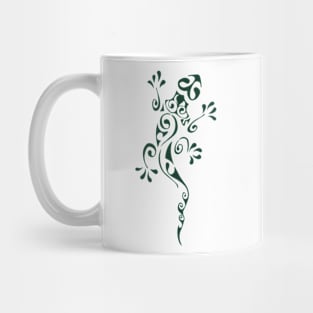 Dark-Green Lizard Mug